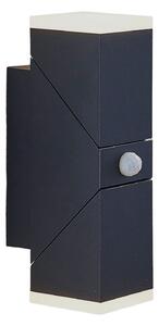 Lampade da esterno Lindby, Sally, Nero, Balcone, Alluminio, Moderno