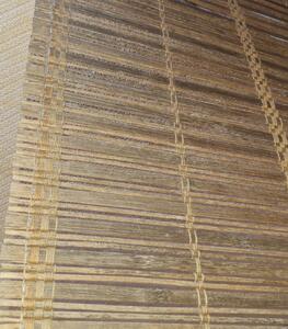 Tapparella midollino Bamboo e legno con carrucola e cordino Folk Garden Deluxe Collection - 100xH160 cm Brown