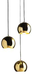 Lampada a sospensione FRANDSEN, Ball, dimmerabile, Dorato / Ottone, Soggiorno, Metallo, Design
