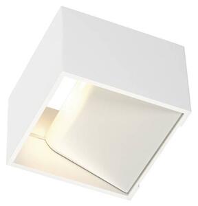 Logs In Quadrato Applique da Parete incl. Driver LED Bianco