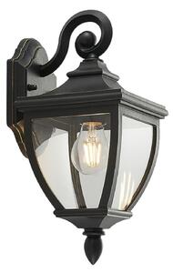 Lampade da esterno Lindby, Cerys, dimmerabile, Nero, Balcone, Plastica, Antico
