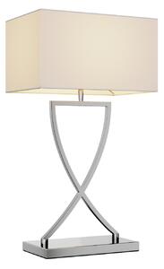 Lampade da tavolo Lucande, Evaine, Metallizzato, Soggiorno, Metallo, Moderno