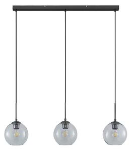 Lampada a sospensione Lindby, Firano, dimmerabile, Grigio, Soggiorno, Metallo, Moderno