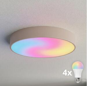 BRILAGI - Plafoniera dimmerabile LED RGBW CLARE 4xE27/12W/230V beige