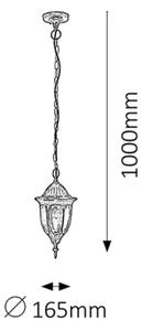 Rabalux 8374 - Lampada da esterno MILANO 1xE27/60W/230V IP43