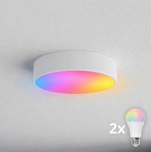 BRILAGI - CLARE plafoniera da bagno dimmerabile LED RGBW 2xE27/12W/230V IP54 bianca