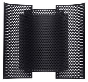 Applique da parete Northern, Butterfly perforated, dimmerabile, Nero, Soggiorno, Metallo, Design
