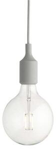 Lampada a sospensione Muuto, Grigio, Sala da pranzo, Plastica, Design
