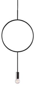 Lampada a sospensione Northern, Circle, dimmerabile, Nero, Soggiorno, Metallo, Design