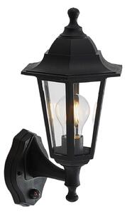 Lampade da esterno Lindby, Nane, dimmerabile, Nero, Balcone, Plastica, Antico