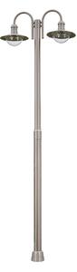 Lampade da esterno Lindby, DAMION, dimmerabile, Metallizzato, Acciaio inossidabile, Moderno