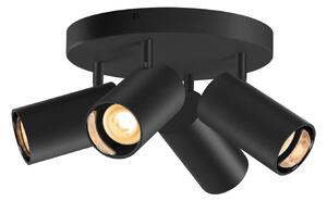 Plafoniera SLV, Asto Tube, dimmerabile, Nero, Soggiorno, Metallo, Moderno