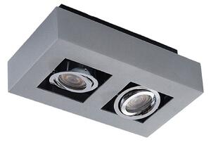 Plafoniera Arcchio, VINCE, dimmerabile, Grigio, Corridoio, Alluminio, Moderno