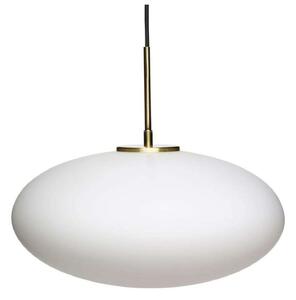 Lampada a sospensione Hübsch, Bianco, Soggiorno, Metallo
