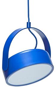 Lampada a sospensione Hübsch, Stage, Blu, Soggiorno, Metallo, Design