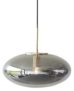 Lampada a sospensione Hübsch, Grigio, Soggiorno, Metallo