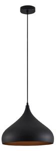 Lampada a sospensione Lindby, Ritana, dimmerabile, Nero, Soggiorno, Alluminio, Moderno