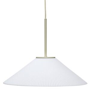 Lampada a sospensione Hübsch, Solid, Beige, Sala da pranzo, Vetro, Design