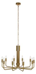 Lampadari Lindby, Elanova, dimmerabile, Dorato / Ottone, Soggiorno, Metallo, Antico