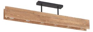 Plafoniera Lindby, Malwin, dimmerabile, Legno, Soggiorno, Legno, Scandinavo