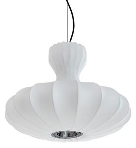 Lampada a sospensione LOOM DESIGN, Portobello, dimmerabile, Bianco, Soggiorno, Tessuto / Tessile, Scandinavo