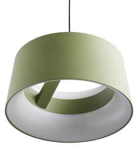 Lampada a sospensione LOOM DESIGN, Cookie, dimmerabile, Verde, Soggiorno, Alluminio, Moderno