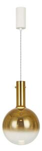 Lampada a sospensione LOOM DESIGN, dimmerabile, Dorato / Ottone, Soggiorno, Vetro