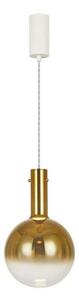 Lampada a sospensione LOOM DESIGN, dimmerabile, Dorato / Ottone, Soggiorno, Vetro