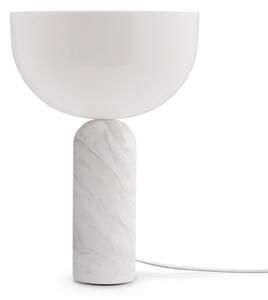 Lampade da tavolo New Works, Kizu Small, Bianco, Soggiorno, Pietra, Design