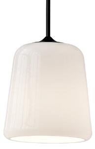 Lampada a sospensione New Works, Material New Edition, dimmerabile, Bianco, Soggiorno, Vetro, Design