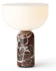 Lampade da tavolo New Works, Kizu Portable, dimmerabile, Rosso, Soggiorno, Marmo, Design