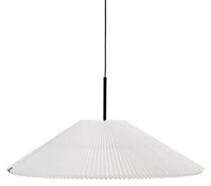 Lampada a sospensione New Works, Nebra, dimmerabile, Bianco, Soggiorno, Tessuto / Tessile, Design