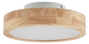 Plafoniera Lindby, Lanira, dimmerabile, Legno, Soggiorno, Legno, Moderno