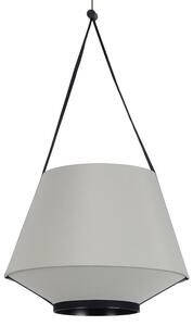 Lampada a sospensione Forestier, Carrie XS, dimmerabile, Verde, Soggiorno, Tessuto / Tessile, Design