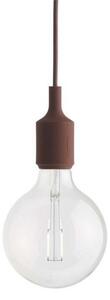 Lampada a sospensione Muuto, Rosso, Sala da pranzo, Plastica