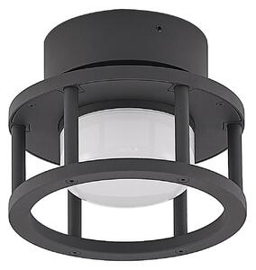Lampade da esterno Lucande, Berenike, dimmerabile, Grigio, Balcone, Alluminio, Moderno