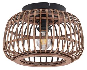 Plafoniera Lindby, Bominio, dimmerabile, Legno, Soggiorno, Legno, Scandinavo