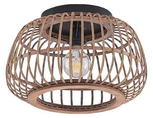 Plafoniera Lindby, Bominio, dimmerabile, Legno, Soggiorno, Legno, Scandinavo