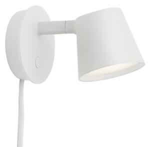 Applique da parete Muuto, dimmerabile, Bianco, Soggiorno, Alluminio