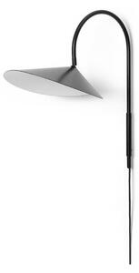 Applique da parete ferm LIVING, Arum Swivel, Nero, Soggiorno, Metallo, Design