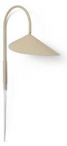 Applique da parete ferm LIVING, Arum Swivel, Beige, Soggiorno, Metallo, Design