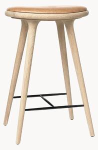 Sgabello da bar in legno di quercia High Stool