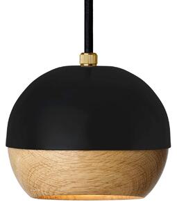 Lampada a sospensione MATER, Ray S, dimmerabile, Nero, Soggiorno, Legno, Design