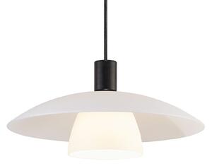 Lampada a sospensione Nordlux, Verona, dimmerabile, Bianco, Soggiorno, Vetro, Moderno