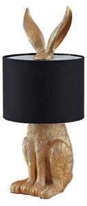 Lampade da tavolo Lindby, Lorentina, Nero, Soggiorno, Tessuto / Tessile, Design