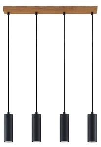 Lampada a sospensione Lindby, Maniva, dimmerabile, Legno, Cucina, Metallo, Moderno
