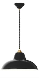 Lampada a sospensione Anglepoise, Original 1227 Brass Midi Wide, dimmerabile, Nero, Soggiorno, Metallo, Design
