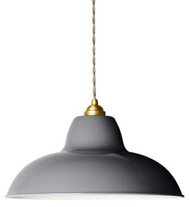 Lampada a sospensione Anglepoise, Original 1227 Brass Midi Wide, dimmerabile, Grigio, Soggiorno, Metallo, Design