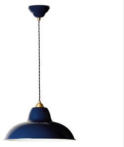 Lampada a sospensione Anglepoise, Original 1227 Brass Midi Wide, dimmerabile, Blu, Soggiorno, Metallo, Design