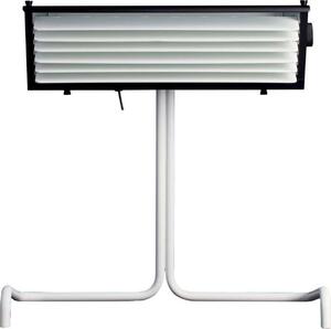 Biny Lampada da Tavolo con Interruttore Bianco/Nero/Bianco